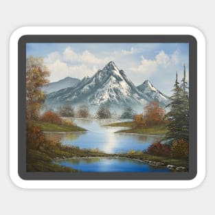 Fall in the Mountains Sticker